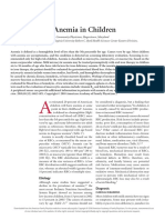 Evaluation of Anemia in Children