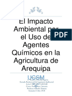 El Impacto Ambiental Por El Uso de Agentes Químicos en La Agricultura de Arequipa