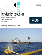 USB - Peter Brownlie - Introduction To Subsea May 2014