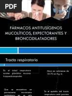 Farmacos Antitusigenos Mucoliticos y Expectorantes