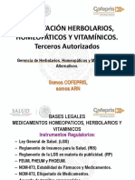 Registro Prorroga y Modif de Herb Homeop y Vit Terceros