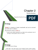 Thermochemistry: Prepared By: Ron Eric B. Legaspi