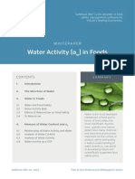 Water Activity PDF