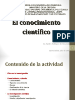 Conocimiento Cientifico