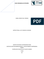 Cuadro Comparativo Indicadores de Gestión