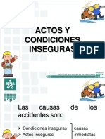 Actos y Condiciones Inseguras (B)