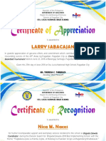 PLATA 2certificate of Appreciation