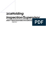 Scaffolding Inspection Supervisor All Modules