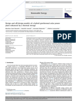 Design and Off-Design Models of A Hybrid Geothermal-Solar Power