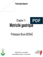 Chapitre 11 - Motricité Gastrique