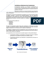 Caracteristicas Estaticas y Dinamicas de Los Transductores Transductores