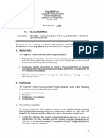 Circular No. 371 - Revised Guidelines On The Pag-IBIG Group Housing Loan Program