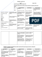 Nursing Care Plan Client: N. D. Age: 39 Gender: Male Medical Diagnosis: Community Acquired Pneumonia, Moderate Risk, PTB