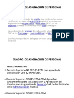 5.-Cuadro de Asignacion de Personal