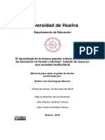 El Aprend de La Mus Popular Urbana en Contextos de Edu No Formal e Informal