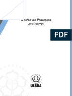 Gestao de Processos Avaliativos