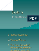 Exploits: by Hon Ching Lo