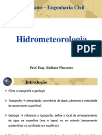 Aula Hidrologia - Hidrometeorologia