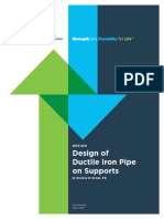 Design DuctileIronPipeonSupports PDF