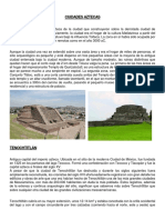 Ciudades Azteca Maya Inca