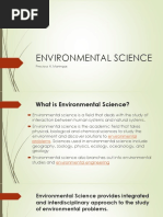 Environmental Science: Precious H. Maningas