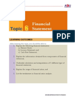 Chapter 6 Financial Statement Ratio Analysis