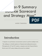 Chapter-9 Summary "Balance Scorecard and Strategy Map": Anish Timilsina