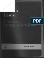 Contra La Postmodernidad Ernesto Castro PDF