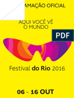 Programação Festival Do Rio 2016