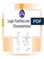 Logic Families and Their Characteristics Characteristics