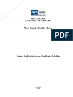 Ensaios Não Destrutivos para Verificação de Soldas