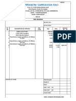 Sri Ummaneni Sambasiva Rao: Tax Invoice