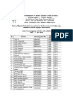 2W Homologated Vehicles