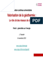 Géothermie - 1-1 - Généralités Sur L'energie - UniGe - 2015-11 PDF