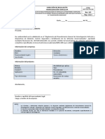 Solicitud de Homologación de Vehículo Cbu