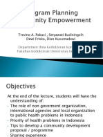 Munity Empowerment Program in Health - SMTR 6 2014 - DF