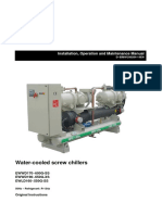 Water-Cooled Screw Chiller - Installation - Operation - Maintenance Manual (EWWD-G - IOM - Installation-Manual)