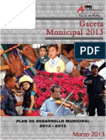 Plan de Desarrollo de Atlacomulco 2013-2015 PDF