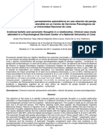 Creencias Irracionales y Pensamientos Automaticos