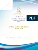 Boletin Estadistico Marzo 2018 ENEE