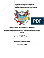 Modelos de Propagacion para La Planificacion de Redes LTE-A (Luis Nina)
