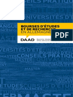 Bourses DAAD 2018-2019