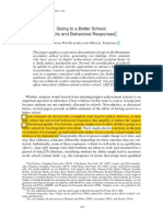 Going To A Better School: Effects and Behavioral Responses: American Economic Review 2013, 103 (4) : 1289-1324