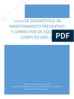 GUÍA de DEC (Diagnostico de Equipo de Computo)