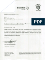 Procedimiento Traslado Por Via Aerea de Componentes Anatomicos Con Fines de Transplante o Transfusion