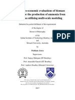 Ammonia From Biomass