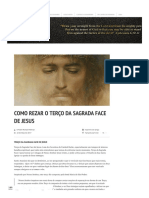 Como Rezar o Terço Da Sagrada Face PDF