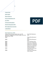 Transaction Codes: Plant Maintenance (PM)