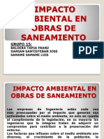 Impacto Ambiental en Obras de Saneamiento