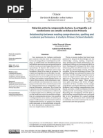 1167-5793-1-PB (1) (Relación Entre La Comprensión Lectora, La Ortografía y El Rendimiento Un Estudio en Educación Primaria)